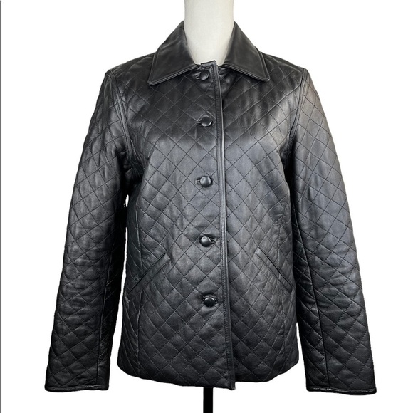 Siena Jackets & Blazers - Siena Women’s Black Quilted Leather Jacket